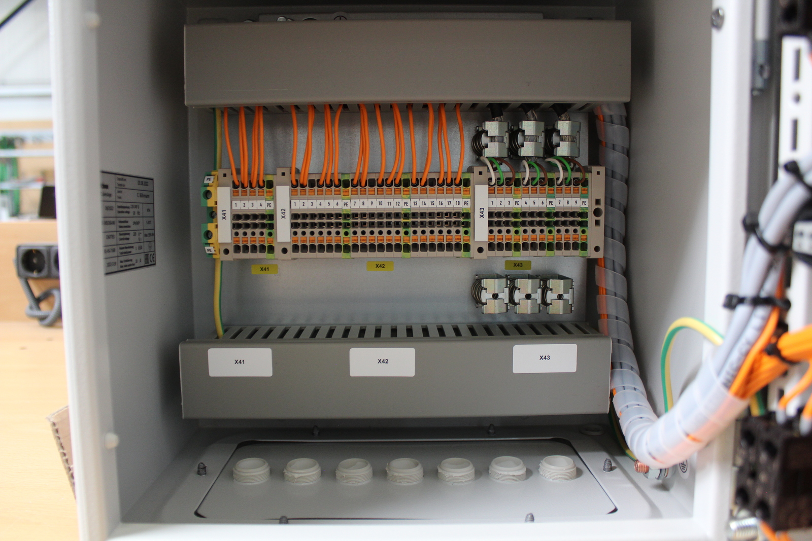 Control panel egg collection Oaklands house 1-3 sub level